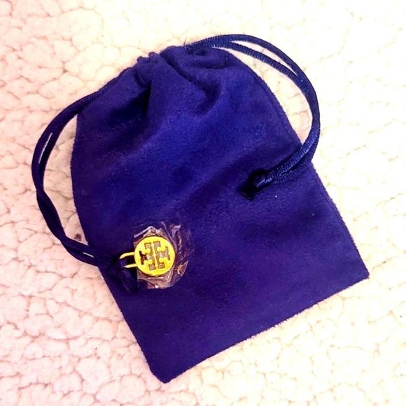 NEW Tory Burch Jewelry Drawstring Bag - Picture 1 of 3